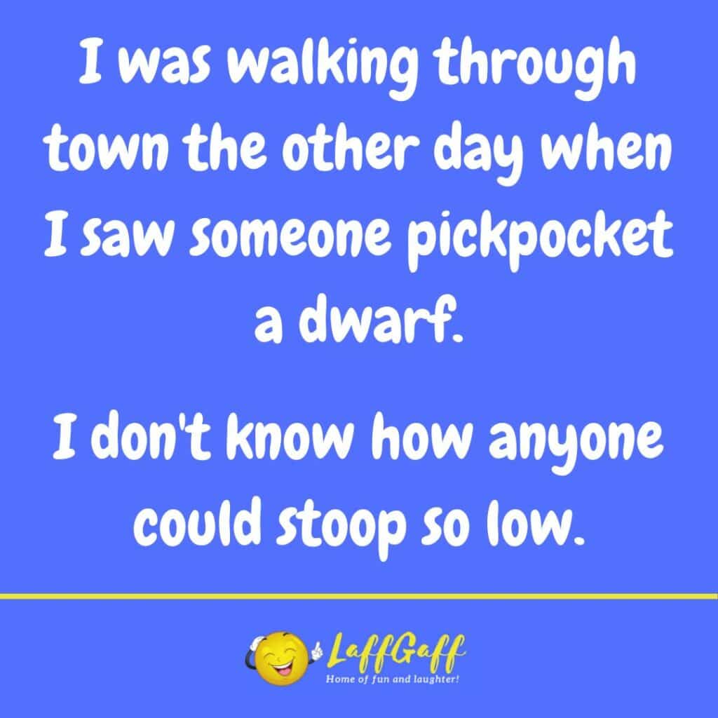 Funny Pickpocket Joke! | LaffGaff, Home Of Laughter