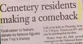 Cemetery Comeback Funny Headline