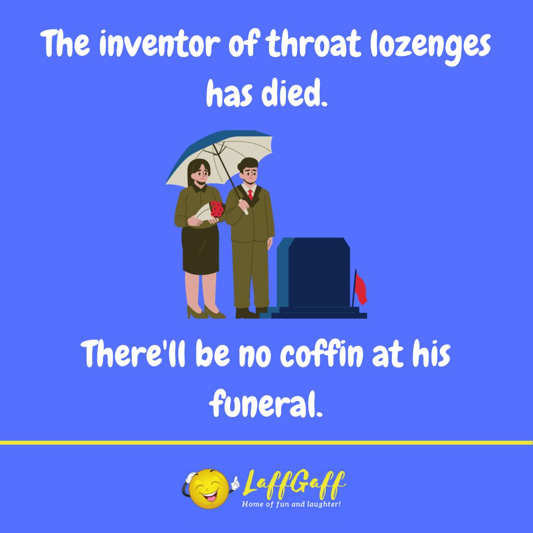 Funeral joke from LaffGaff.