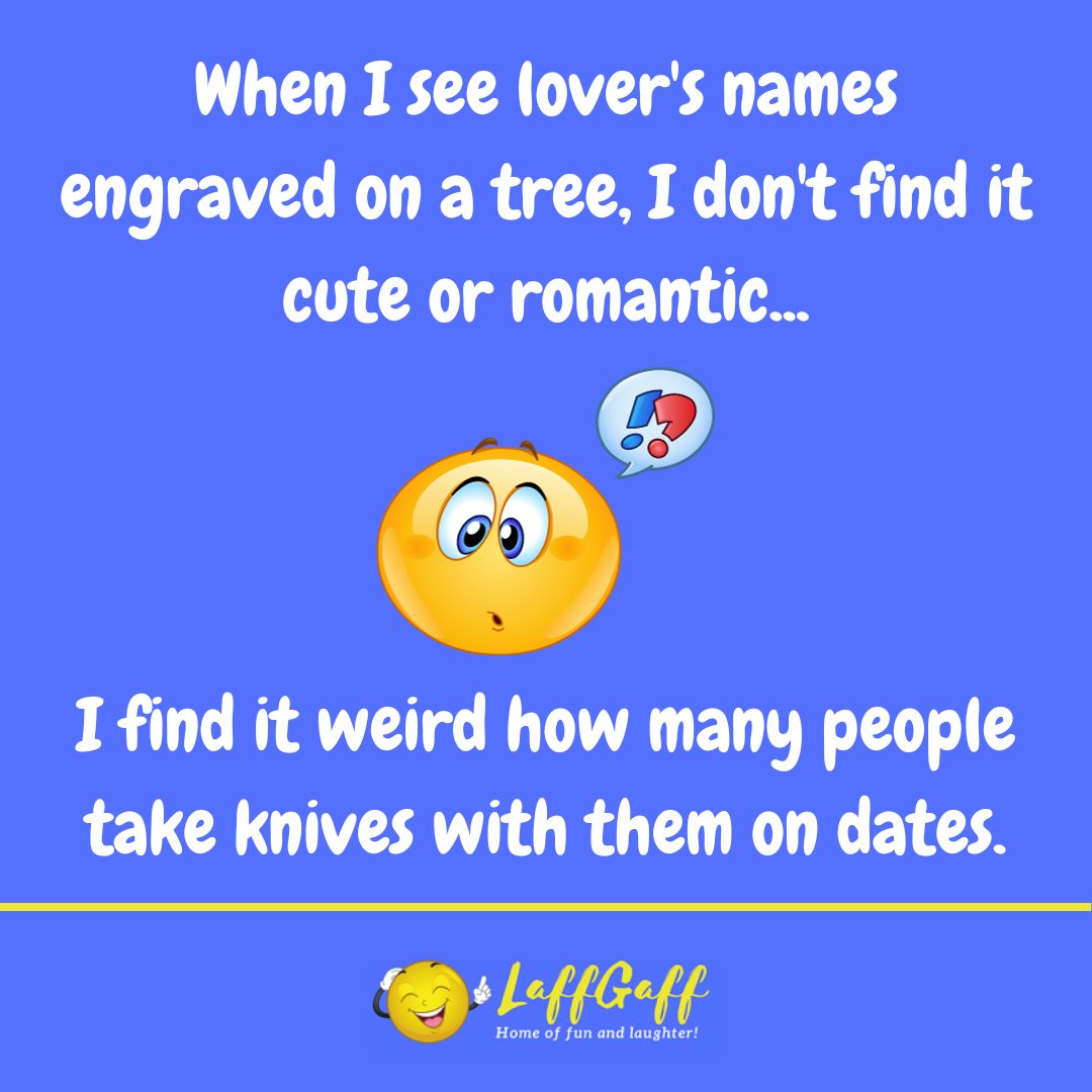 Lover's names joke from LaffGaff.