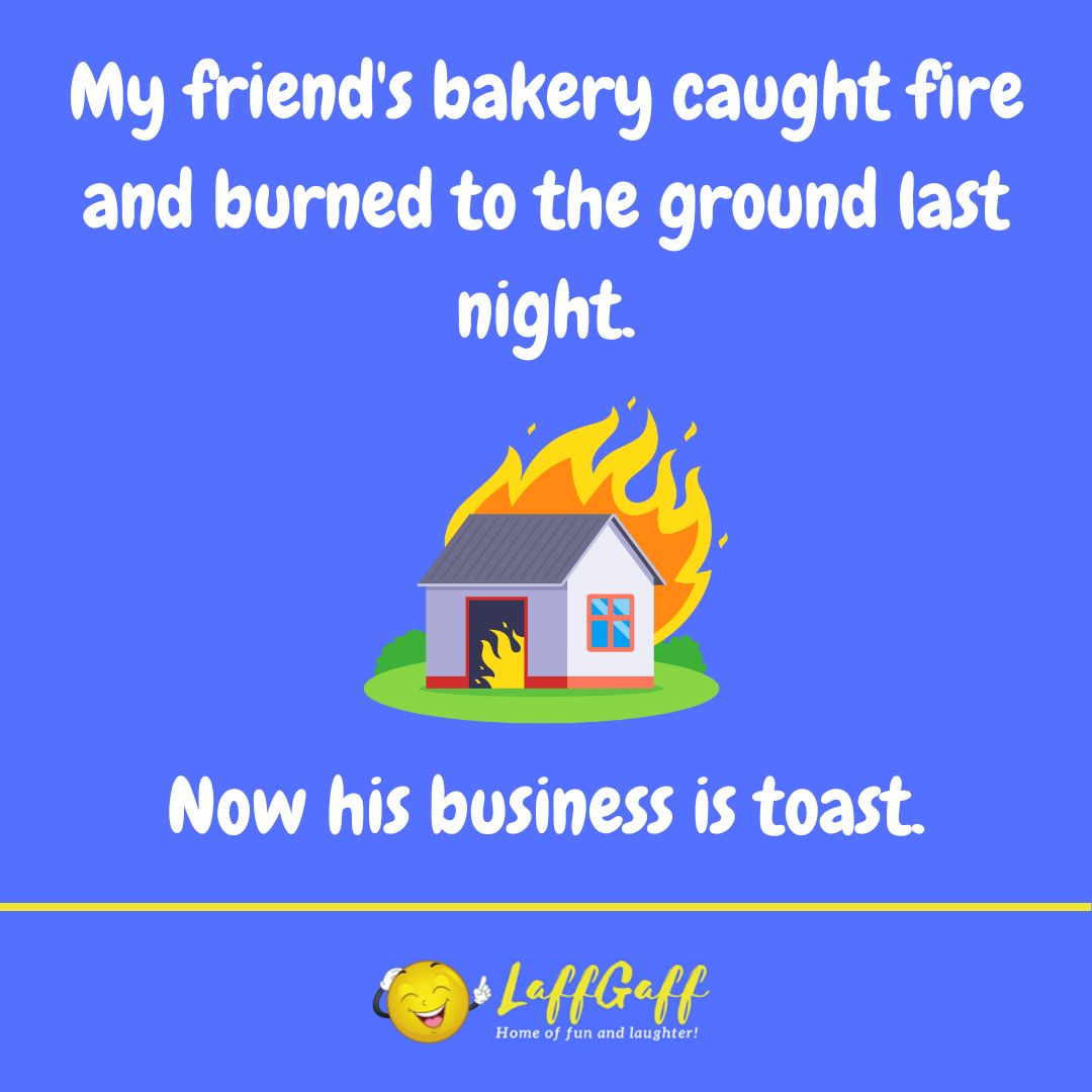Bakery business joke from LaffGaff.