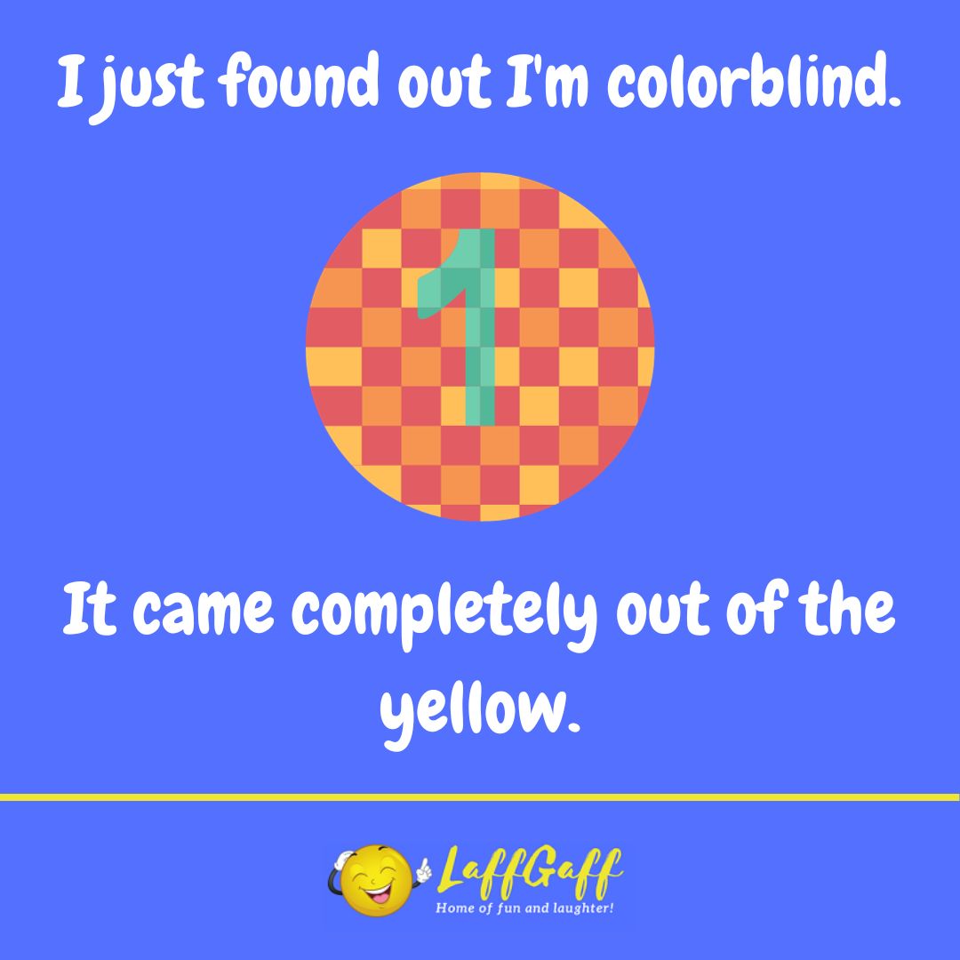 Colorblind joke from LaffGaff.
