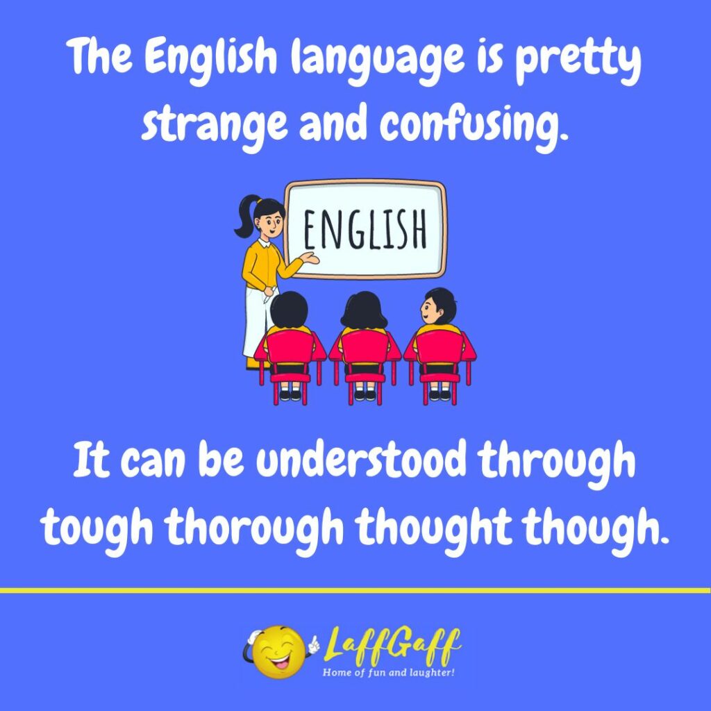 Funny English Language Joke! | LaffGaff, Home Of Laughter