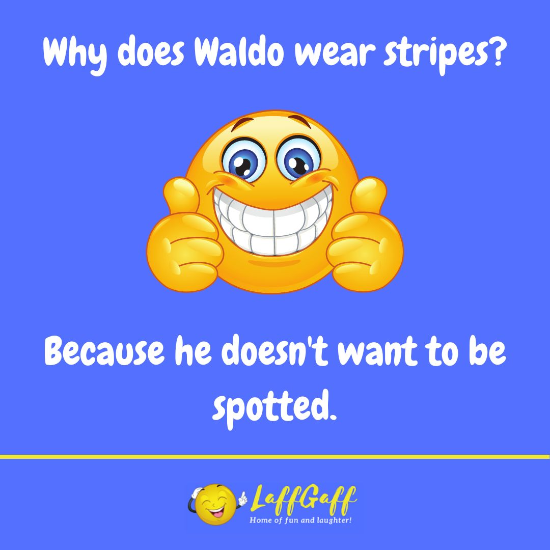 Where's Waldo joke from LaffGaff.