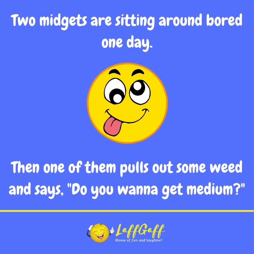 Bored short people joke from LaffGaff.