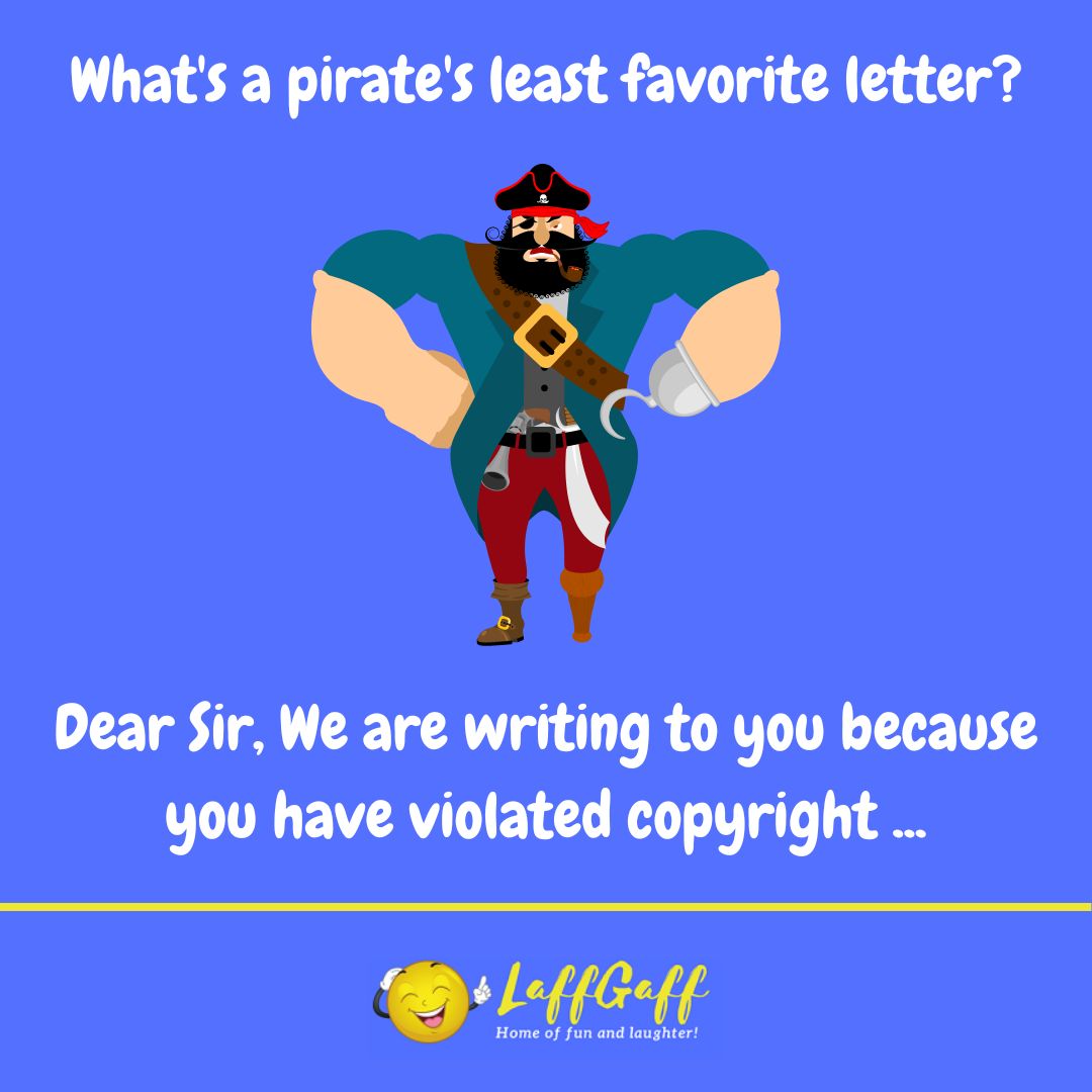 Pirate joke from LaffGaff.