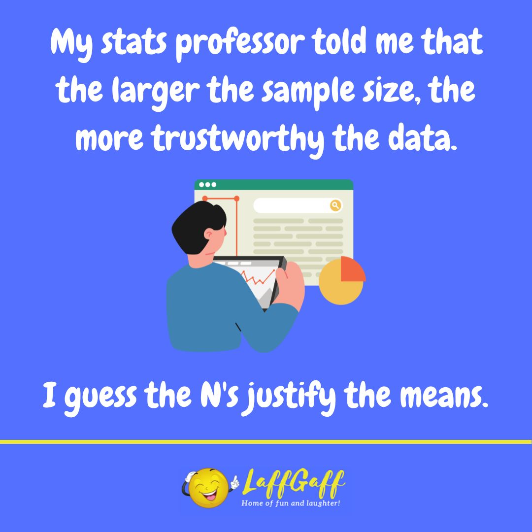 Stats joke from LaffGaff.