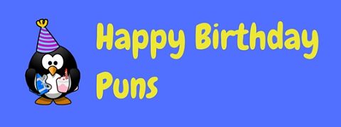 Hilariously funny birthday puns