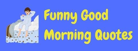 41 Funny Good Morning Quotes | Laffgaff, Home Of Laughter