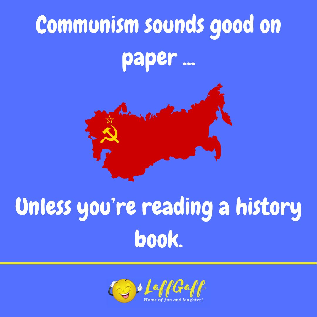 Communism joke from LaffGaff.