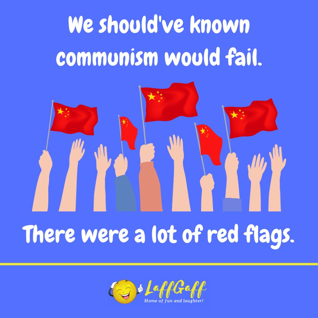 Communism failure joke from LaffGaff.