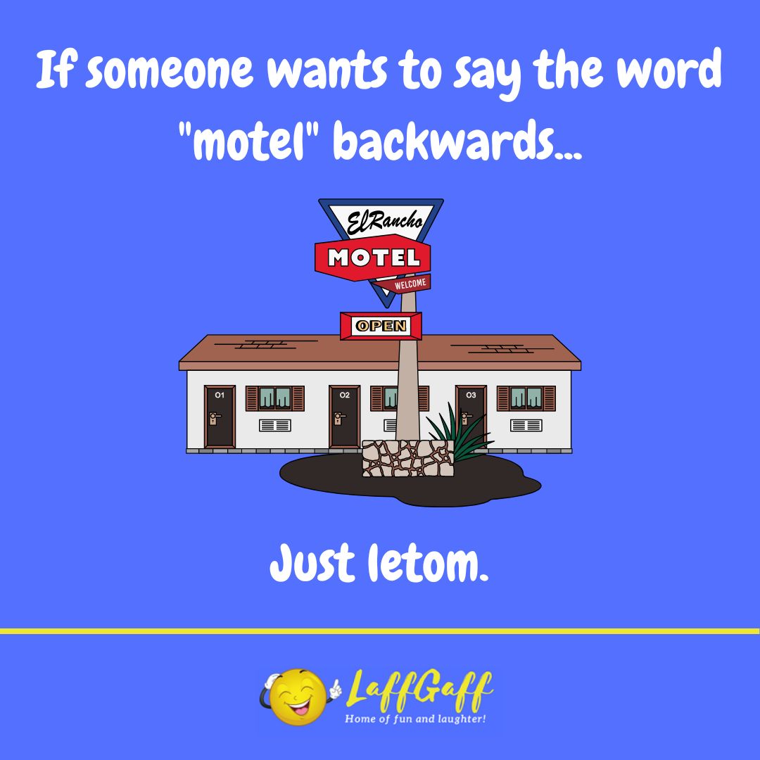 Motel joke from LaffGaff.