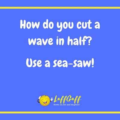 Image file for wave cut joke.