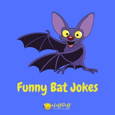 Featured image for a collection of funny bat jokes to get your teeth into.