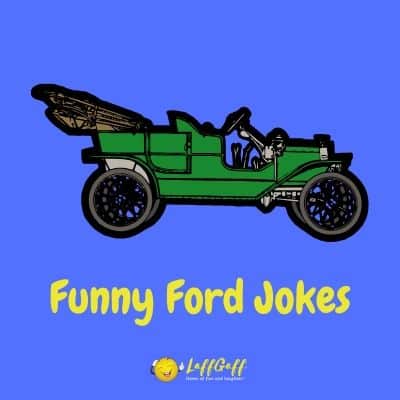 Featured image for a selection of funny Ford jokes.