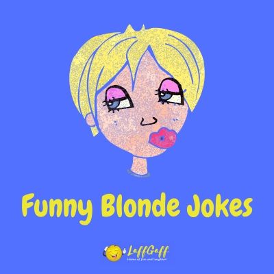Featured image for a page of funny dumb blonde jokes.