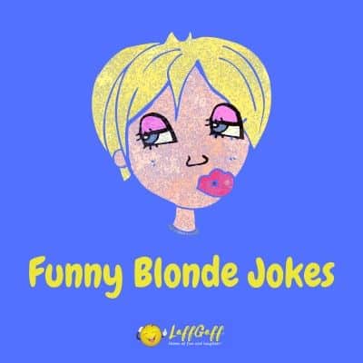 blonde jokes for kids clean