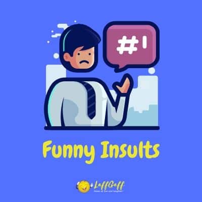 Featured image for a page of funny insults.