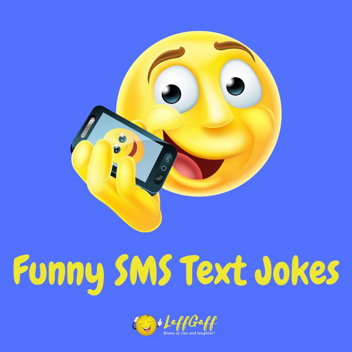 Featured image for a page of funny SMS text jokes.