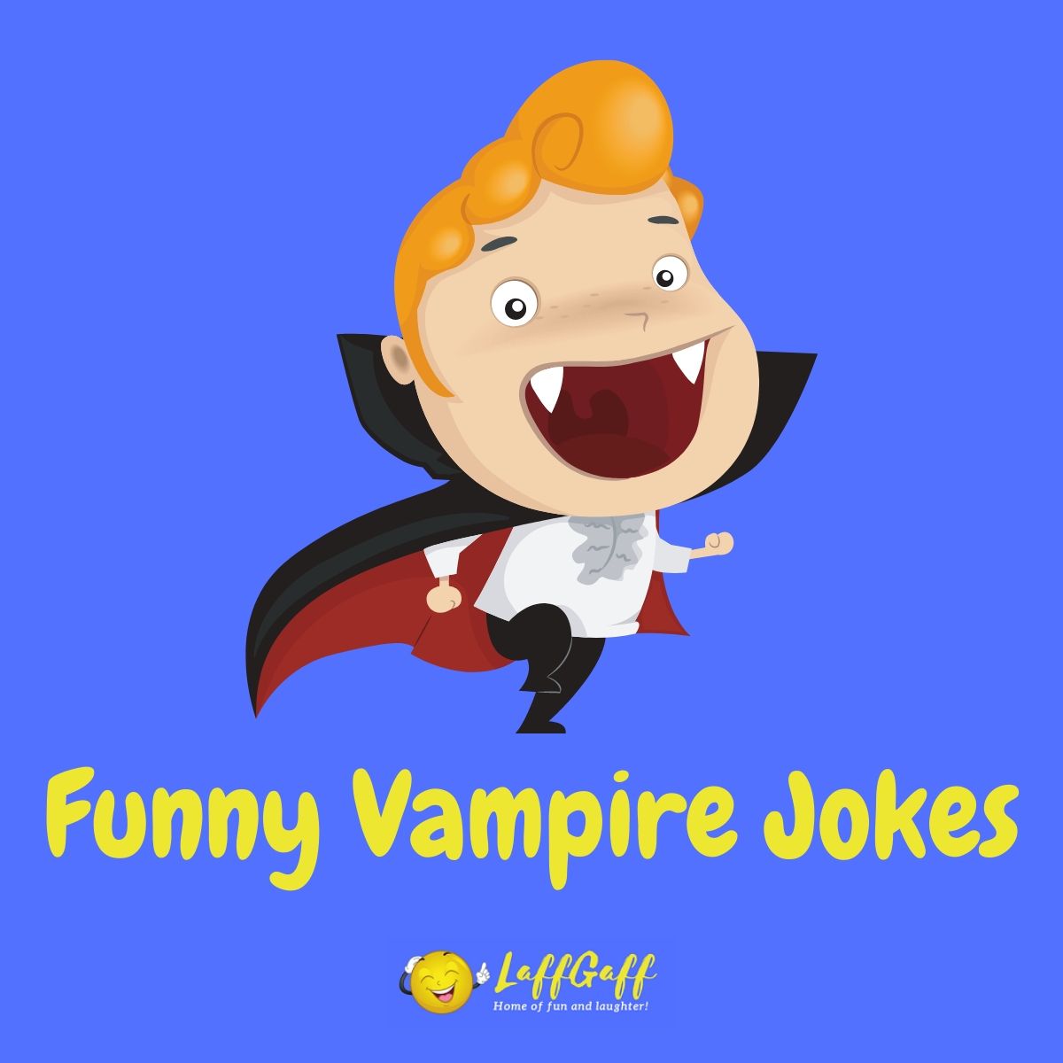 Featured image for a page of funny vampire jokes and puns.