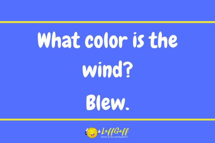 What color is the wind joke from LaffGaff.