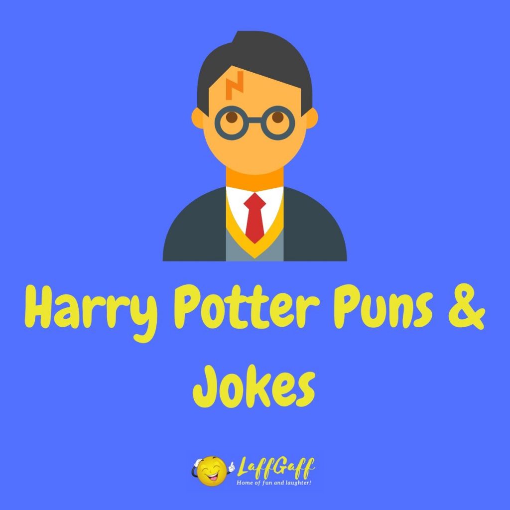 Featured image for a page of Harry Potter puns and jokes.