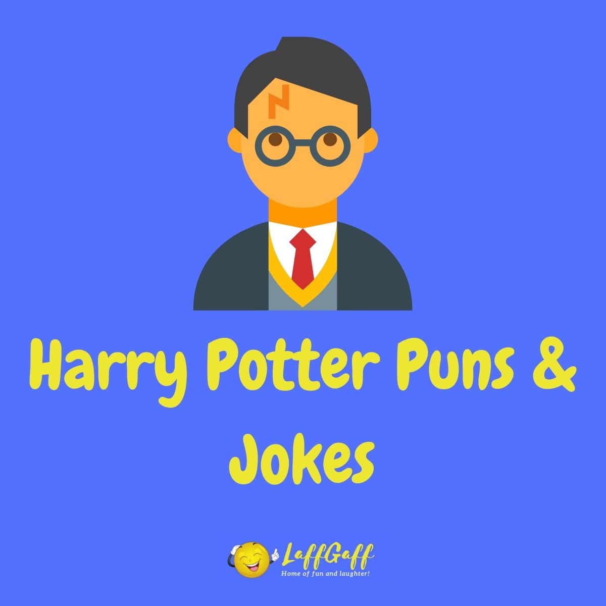 Featured image for a page of Harry Potter puns and jokes.