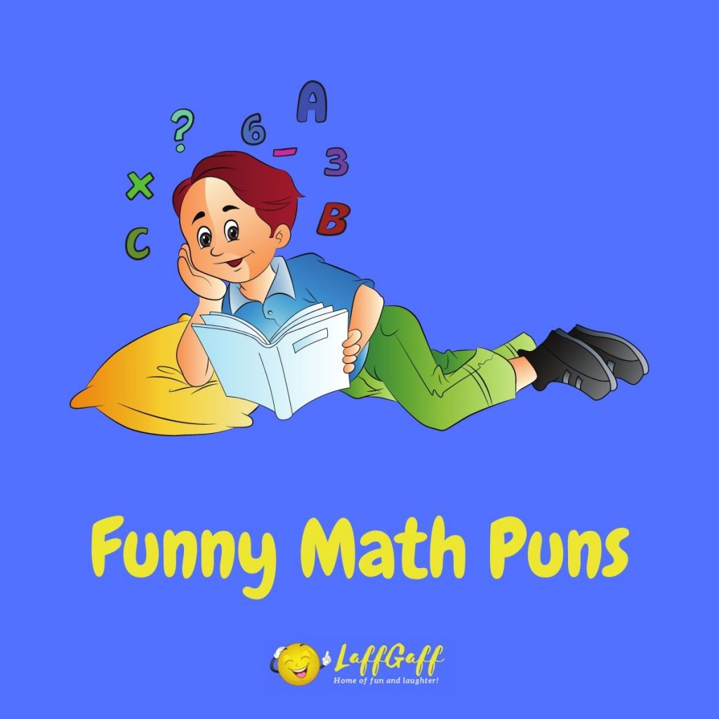 Featured image for a page of funny math puns.