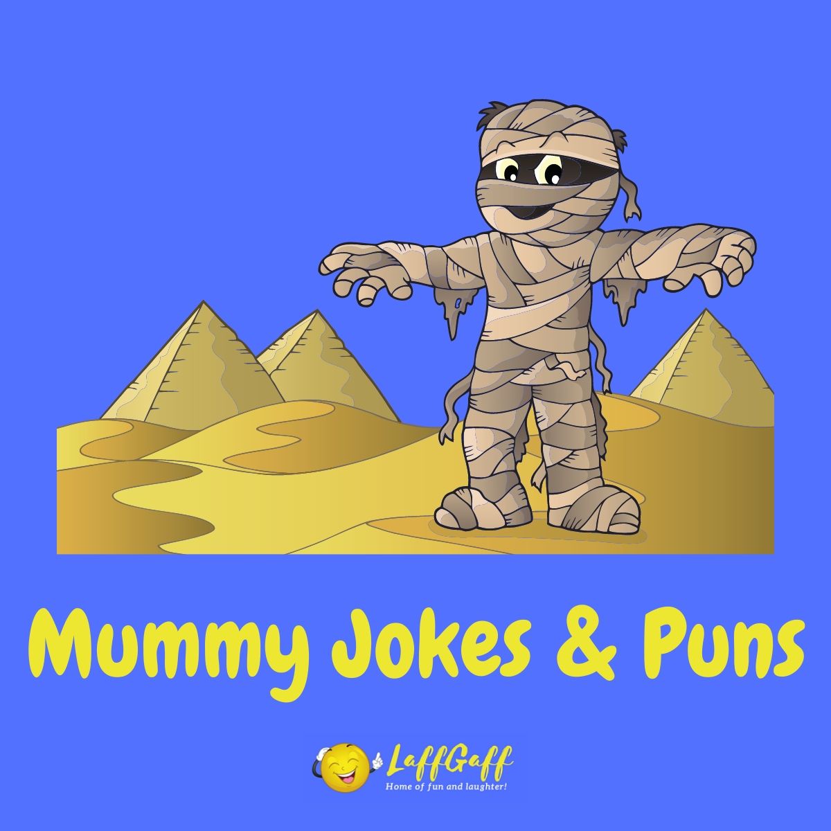 Featured image for a page of funny mummy jokes and puns.