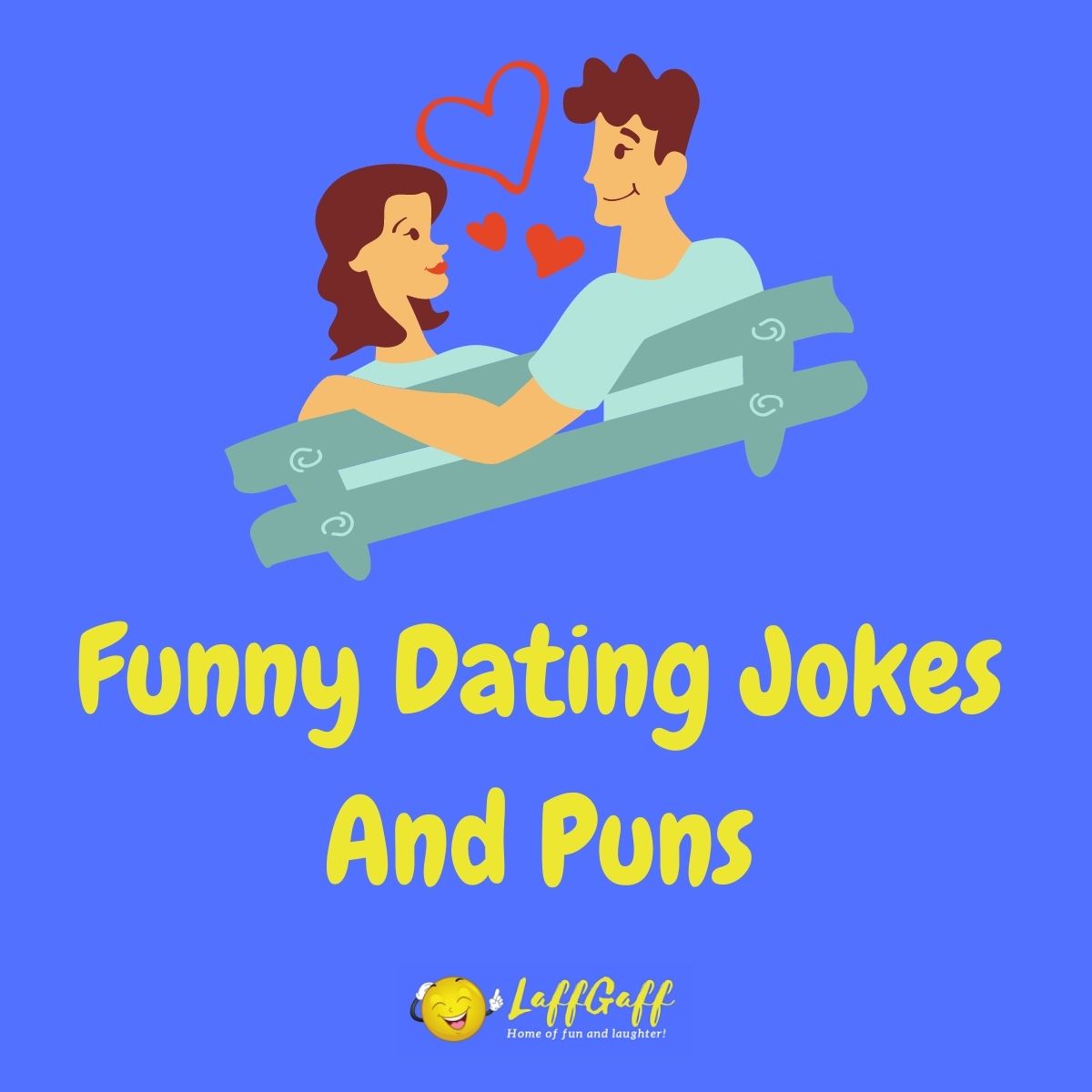 Featured image for a page of funny dating jokes and puns.