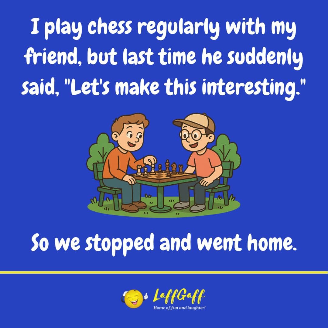 Interesting chess joke from LaffGaff.