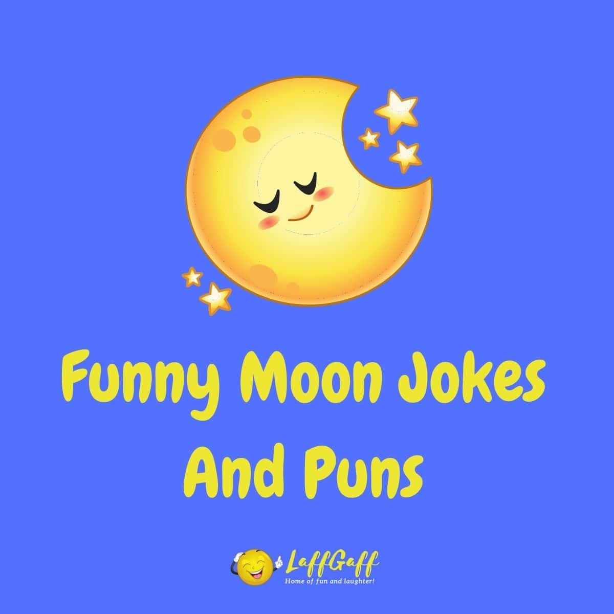 Featured image for a page of funny moon jokes and puns.