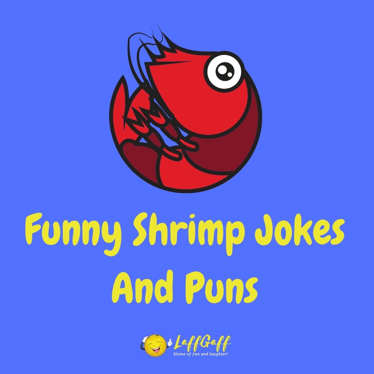 Featured image for a page of funny shrimp jokes and puns.