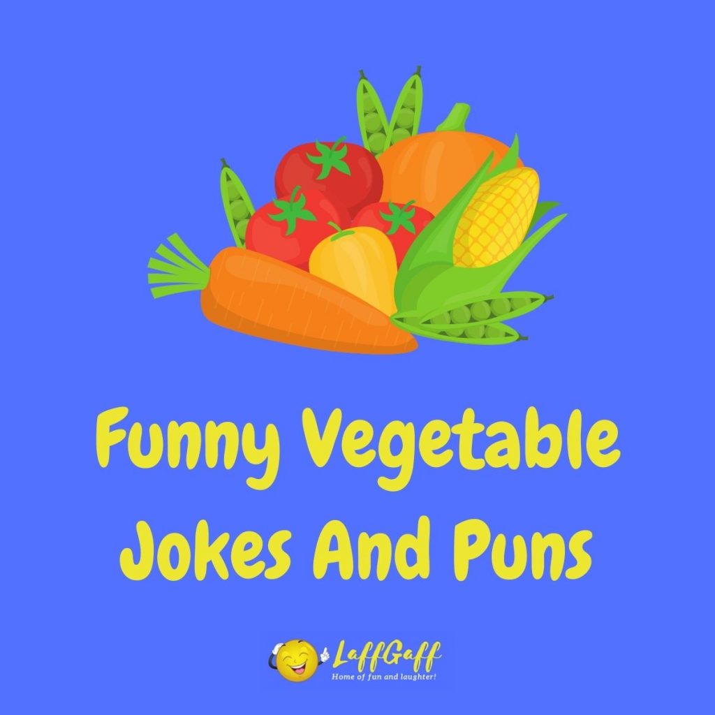 Featured image for a page of funny vegetable jokes and puns.