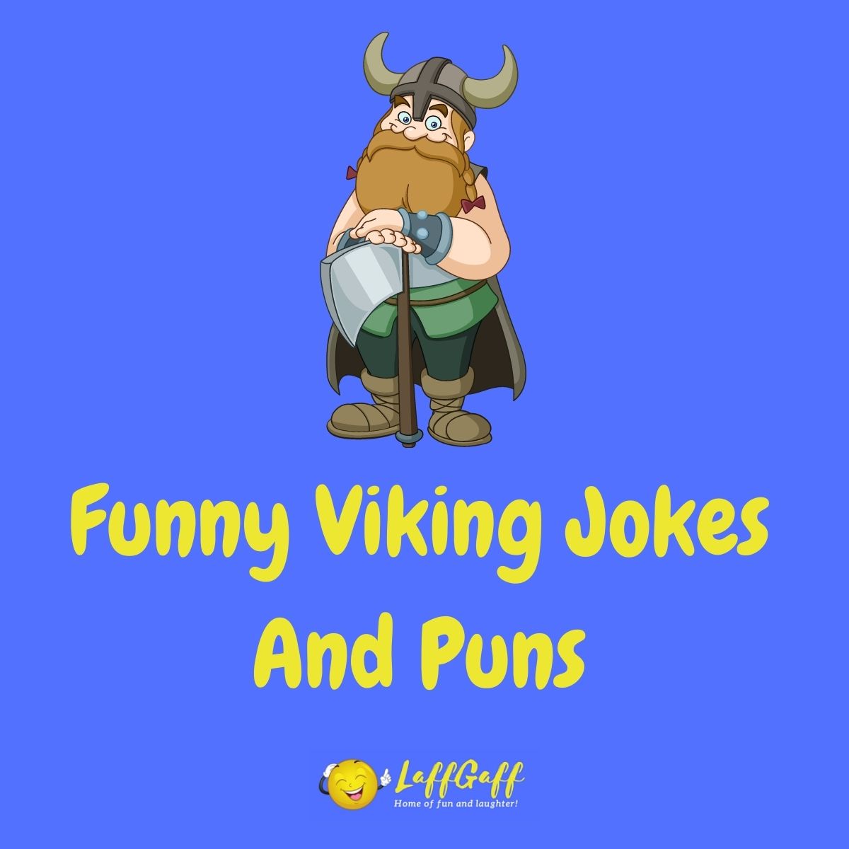 Featured image for a page of funny Viking jokes and puns.