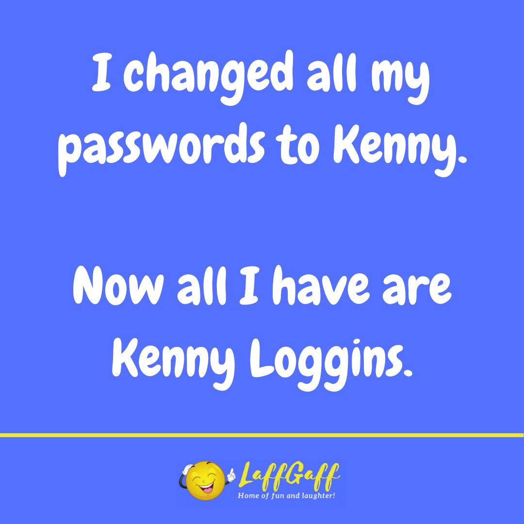 Password change joke from LaffGaff.