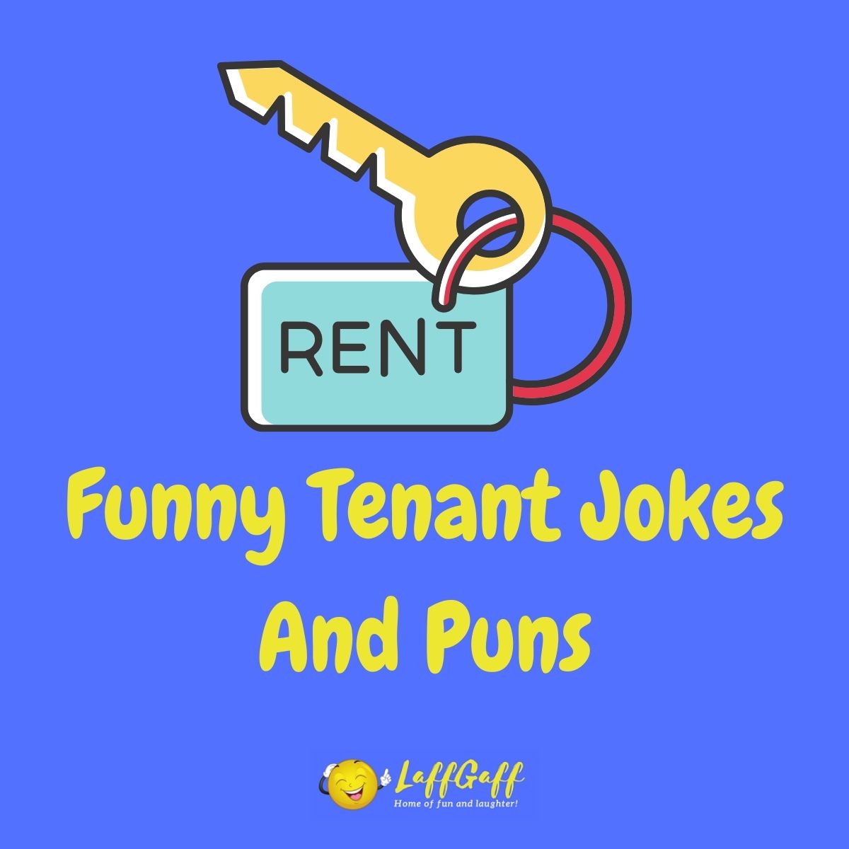 Featured image for a page of funny tenant jokes and puns.