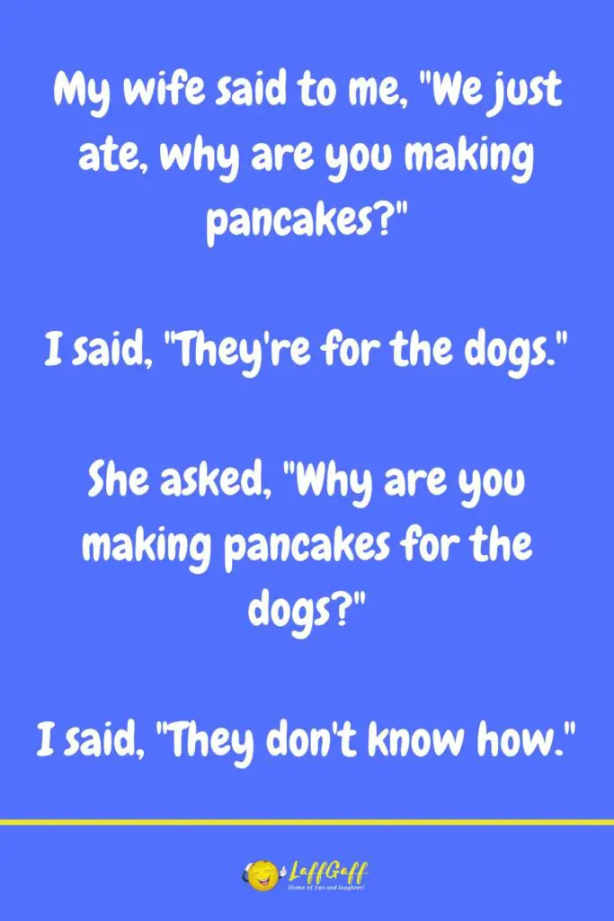 Funny Dog Pancakes Joke! | LaffGaff, Home Of Laughter