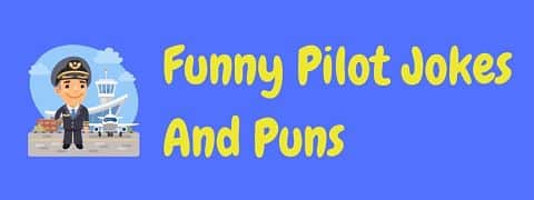 Header image for a page of funny pilot jokes and puns.