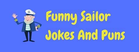 Header image for a page of funny sailor jokes and puns.