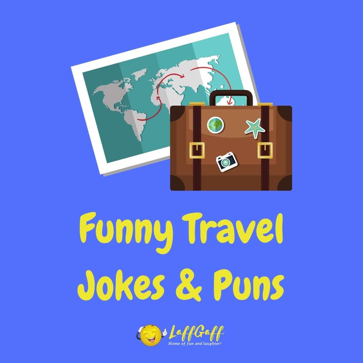 Featured image for a page of funny travel jokes and puns.