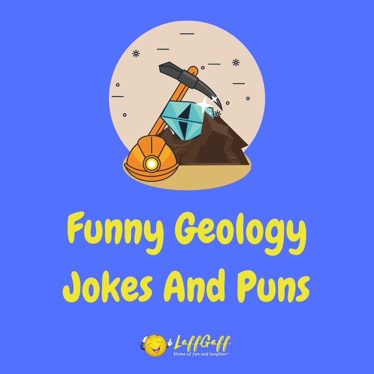 Featured image for a page of funny geology jokes and puns.