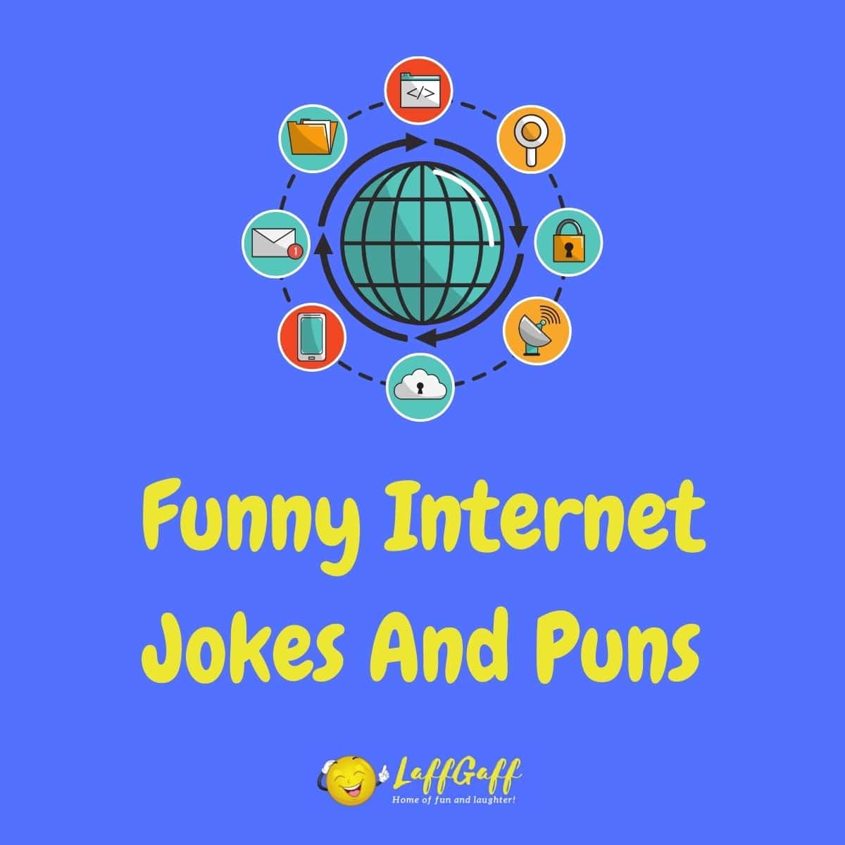 Featured image for a page of funny internet jokes and puns..