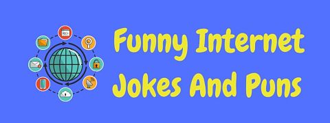 Header image for a page of funny internet jokes and puns..