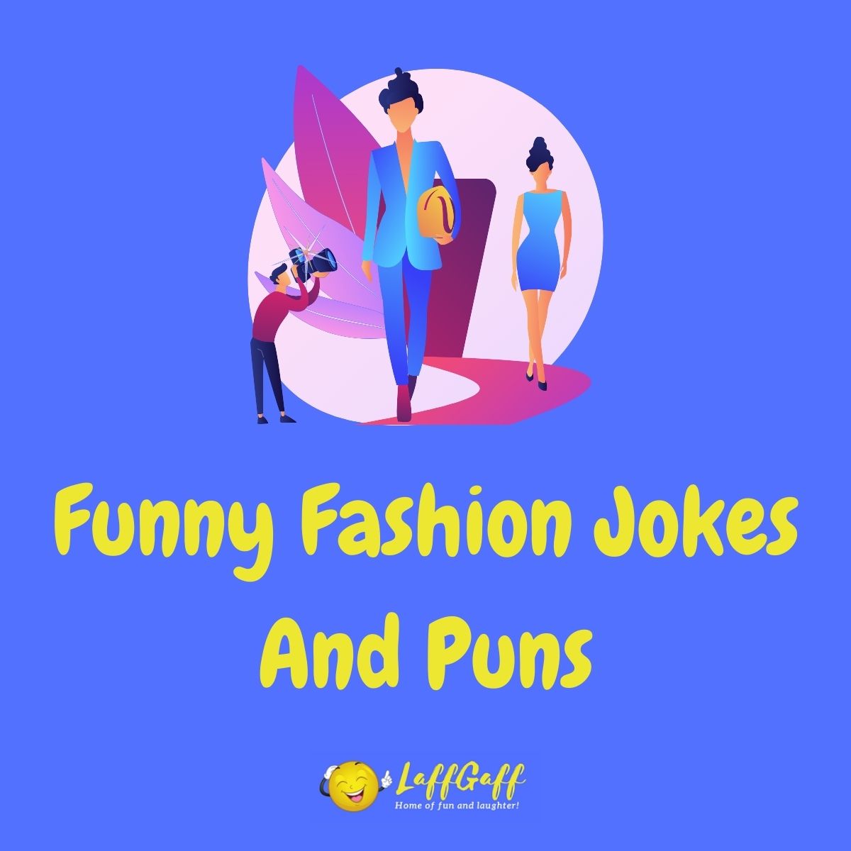 Featured image for a page of funny fashion jokes and puns.