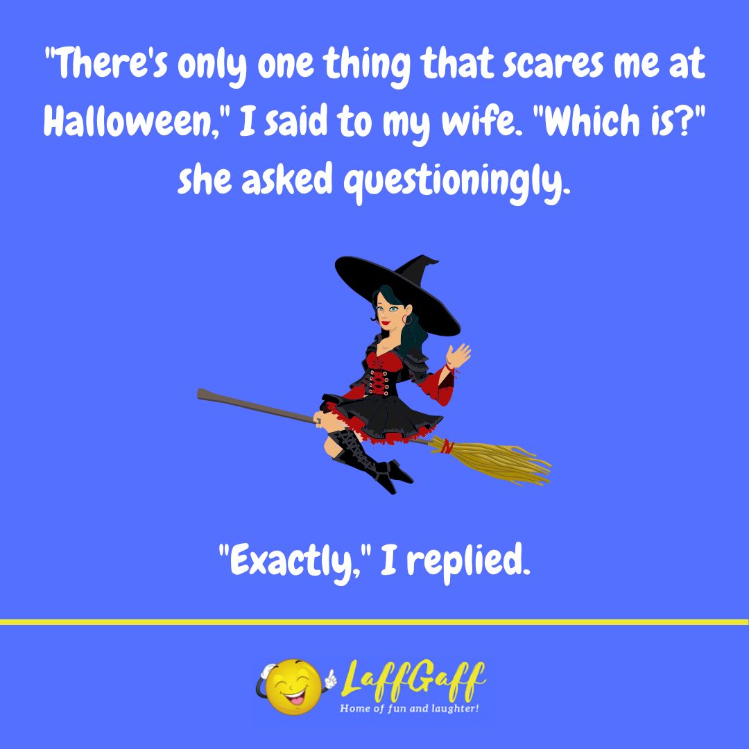 Halloween scare joke from LaffGaff.