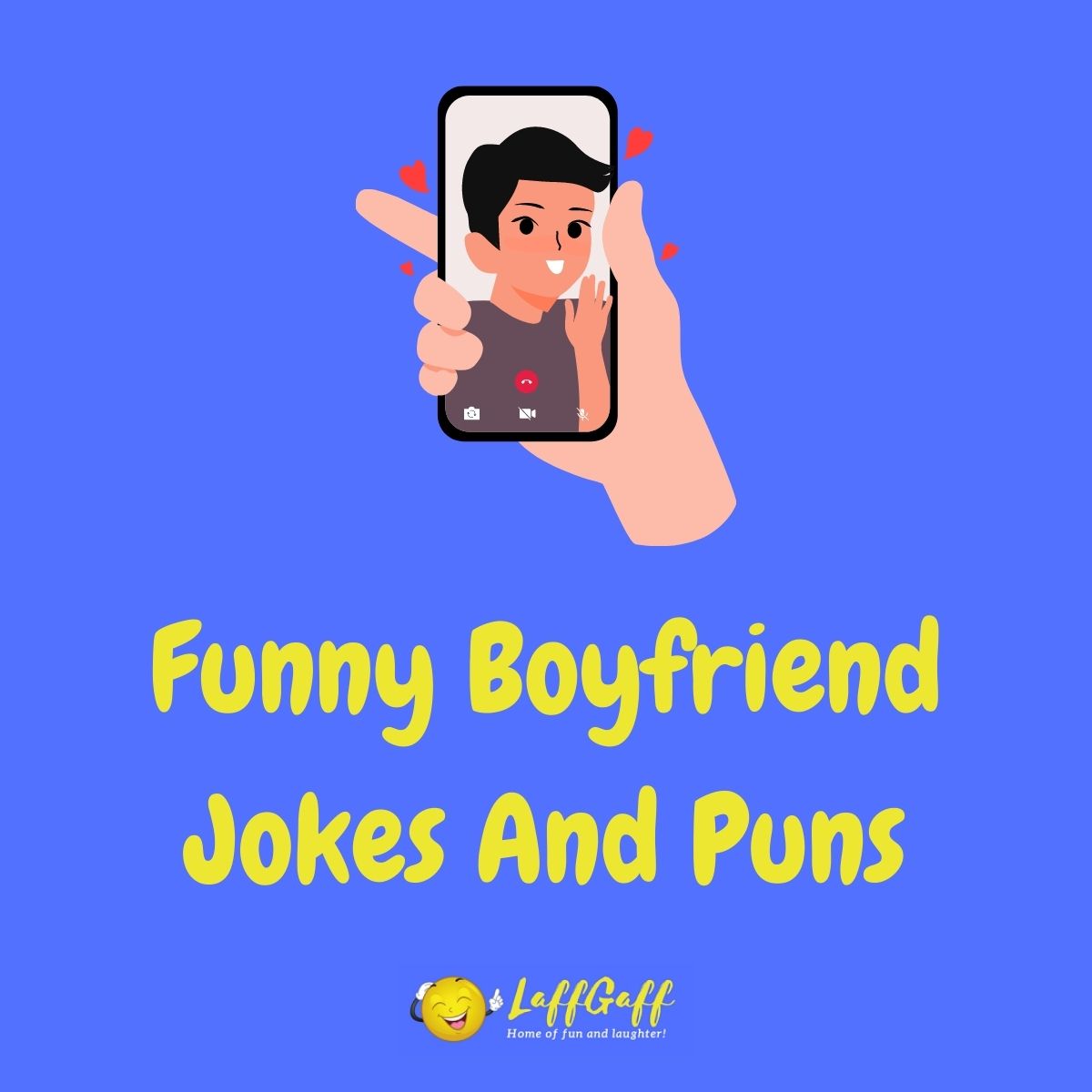 Featured image for a page of funny boyfriend jokes and puns.