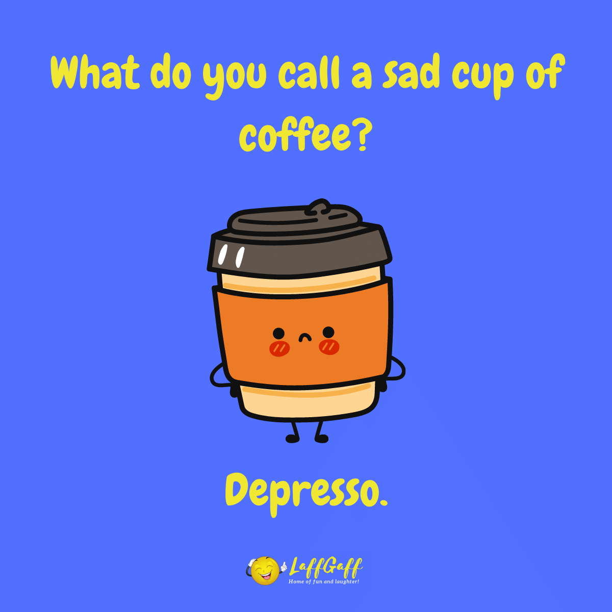 Featured image for a sad coffee joke.