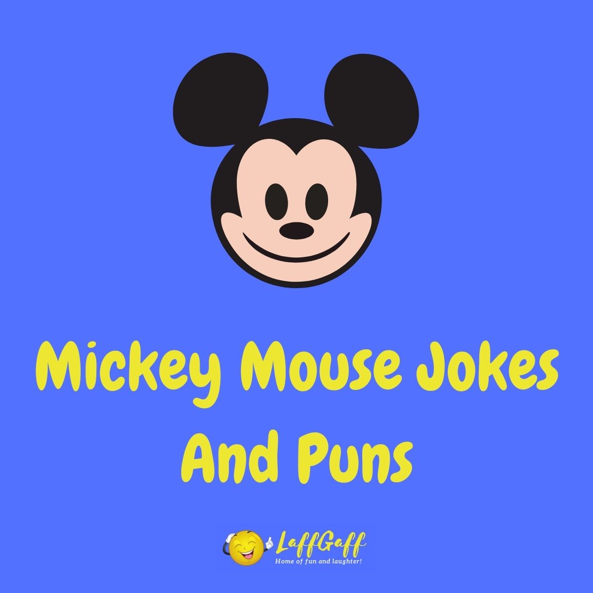 Featured image for a page of funny Mickey Mouse jokes and puns.