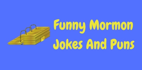 Header image for a page of funny Mormon jokes and puns.